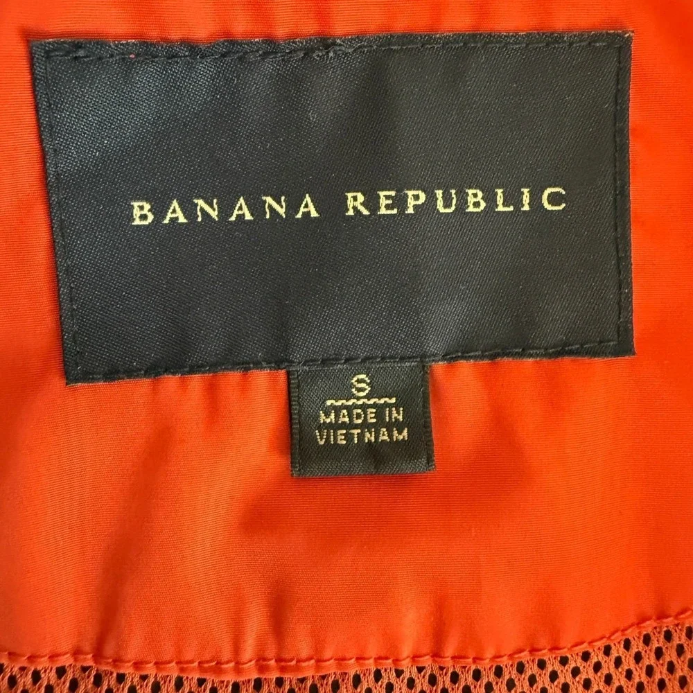 Banana Republic Mens Fleet Jacket S Water Resistent Lightweight Outdoors Casual